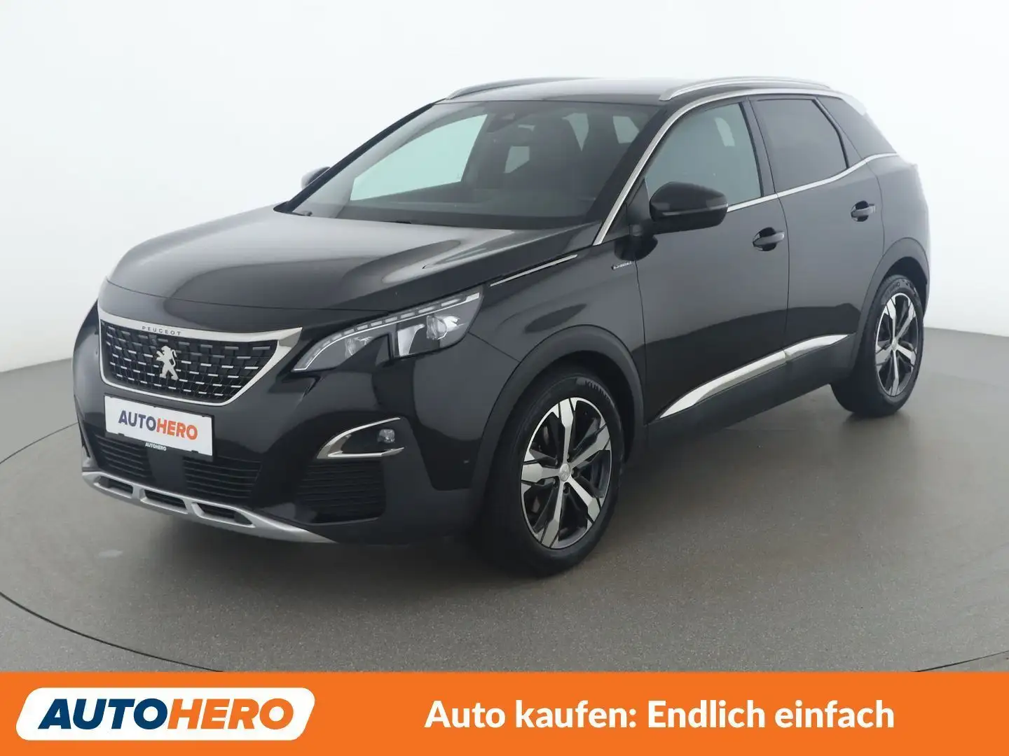 Peugeot 3008 1.6 Blue-HDi GT Line Schwarz - 1