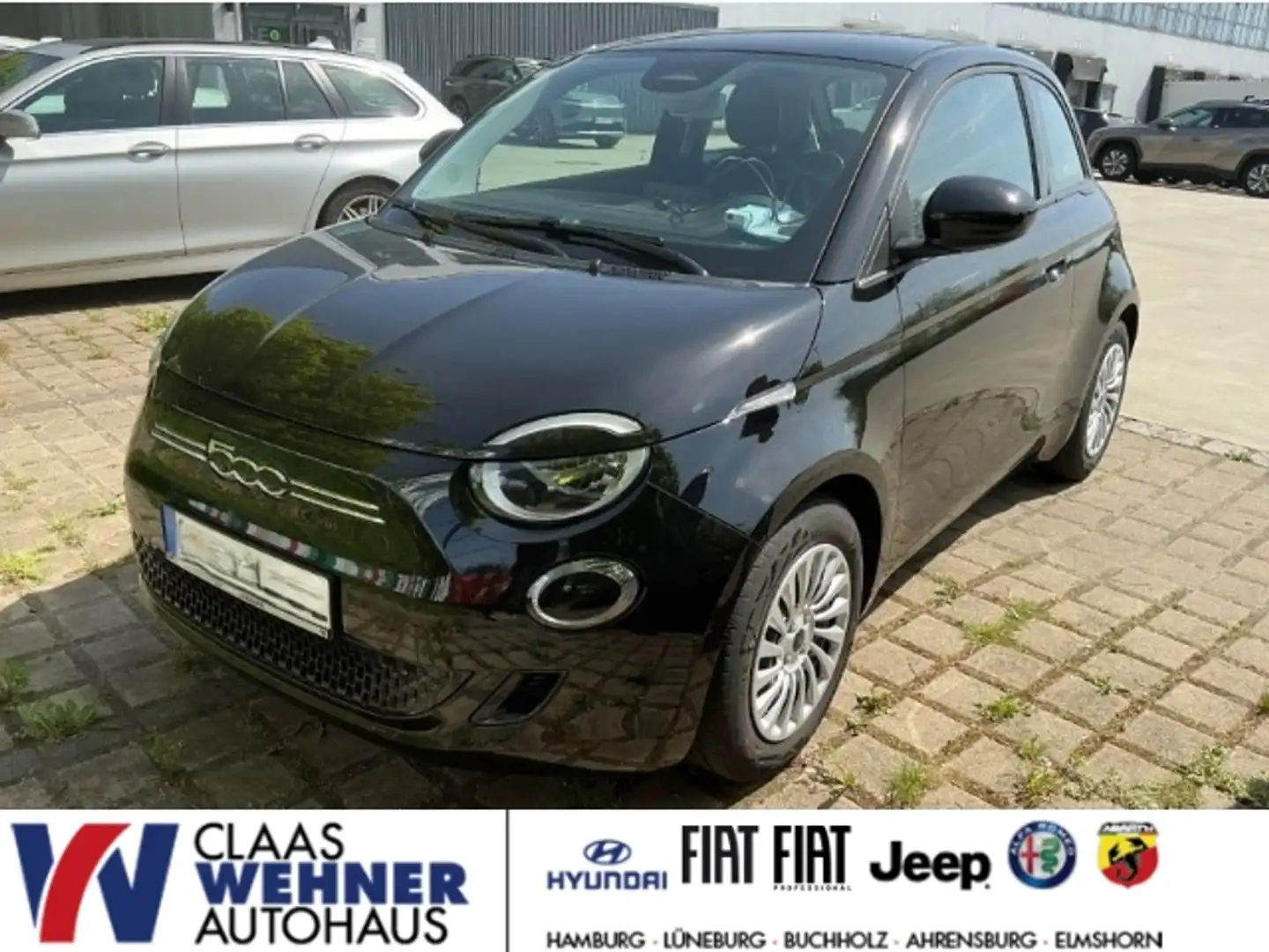 Fiat 500e Action Apple CarPlay Android Auto Fahrerprofil Mus Schwarz - 1