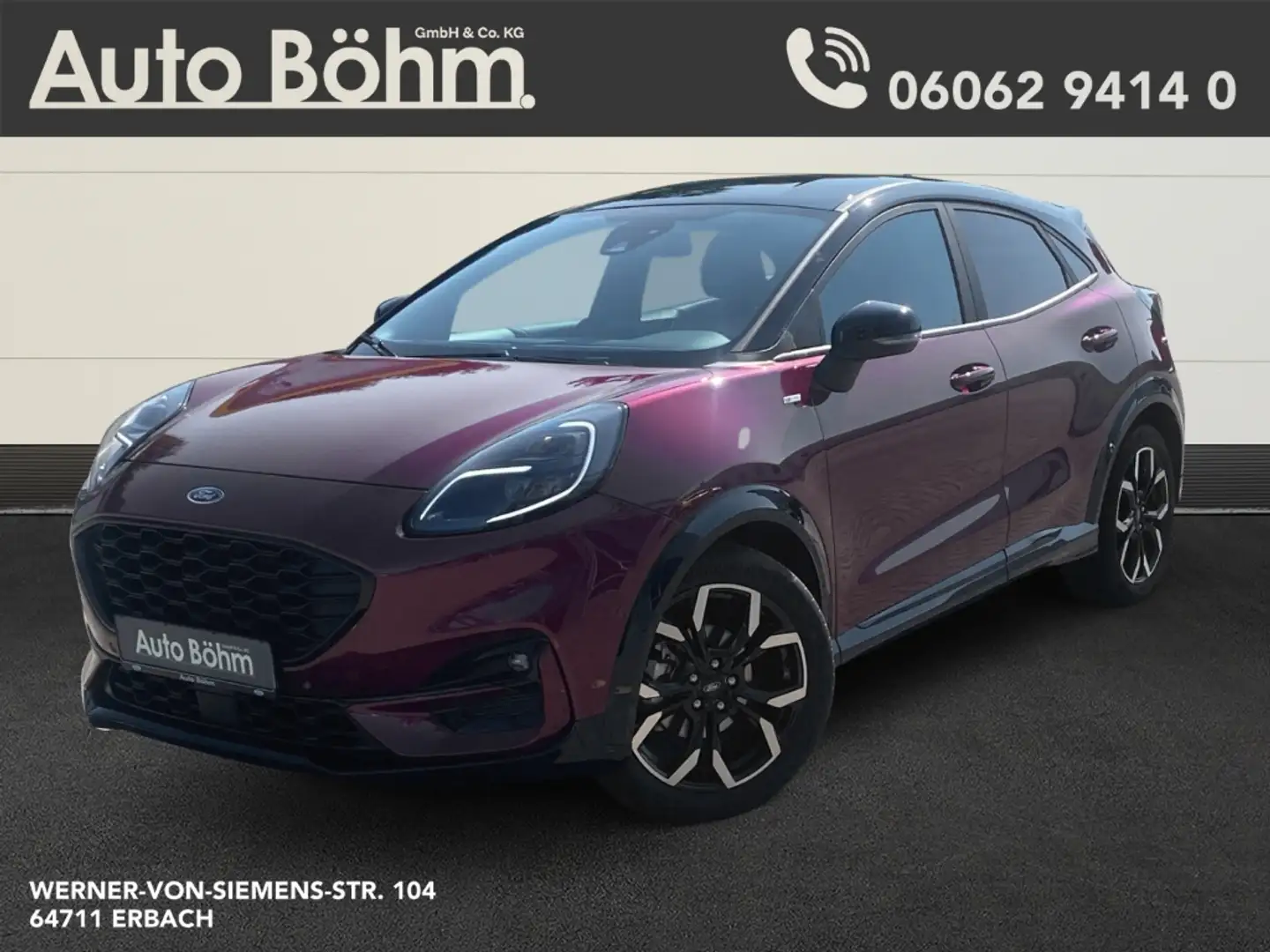 Ford Puma ST-Line X 1.0 Massage+B&O+ACC+Garantie 4 J.+Navi+D Rouge - 1