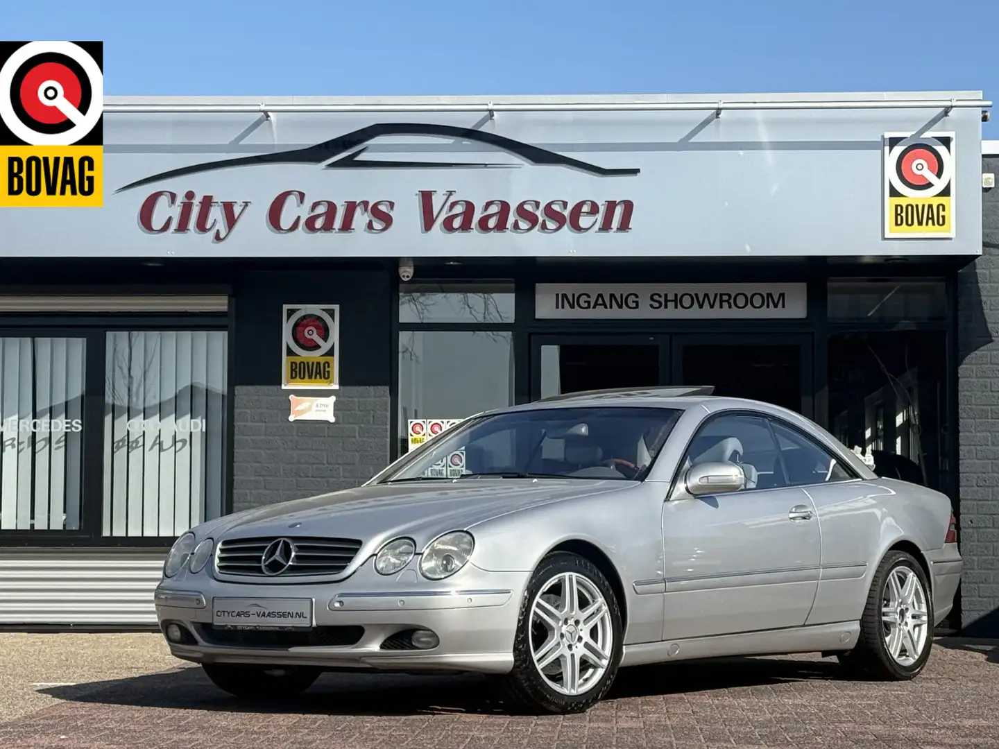Mercedes-Benz CL 500 306 pk youngtimer org nl auto nap logisch navigati Šedá - 1