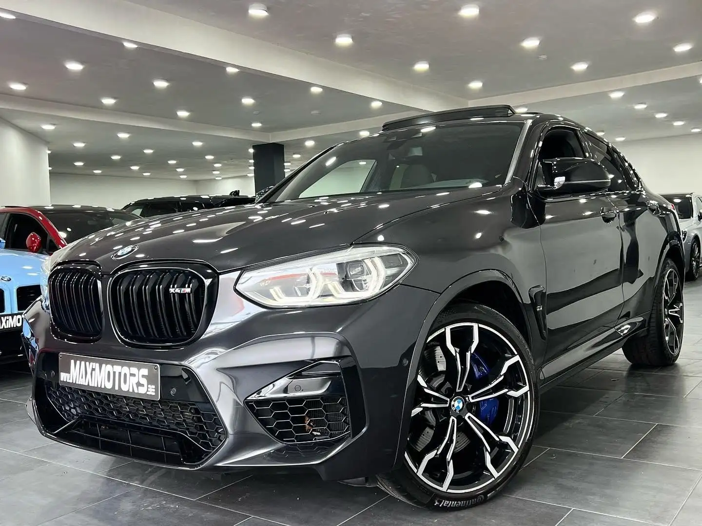 BMW X4 M 3.0 Competition Full Option pano 1Hand Carpass Gris - 1