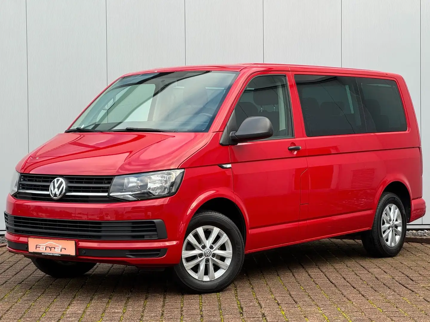 Volkswagen T6 Multivan 2.0 TDI 7-SITZER AHK PDC KLIMA SZH Rot - 1