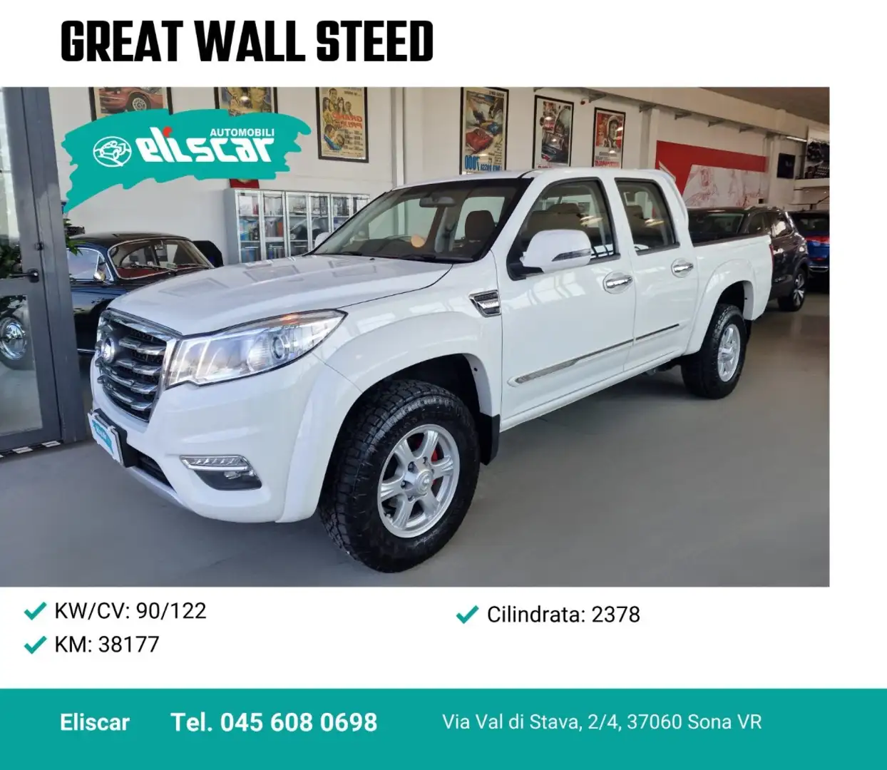 Great Wall Steed 6 2.4 Ecodual 4WD Work Passo Lungo Wit - 1