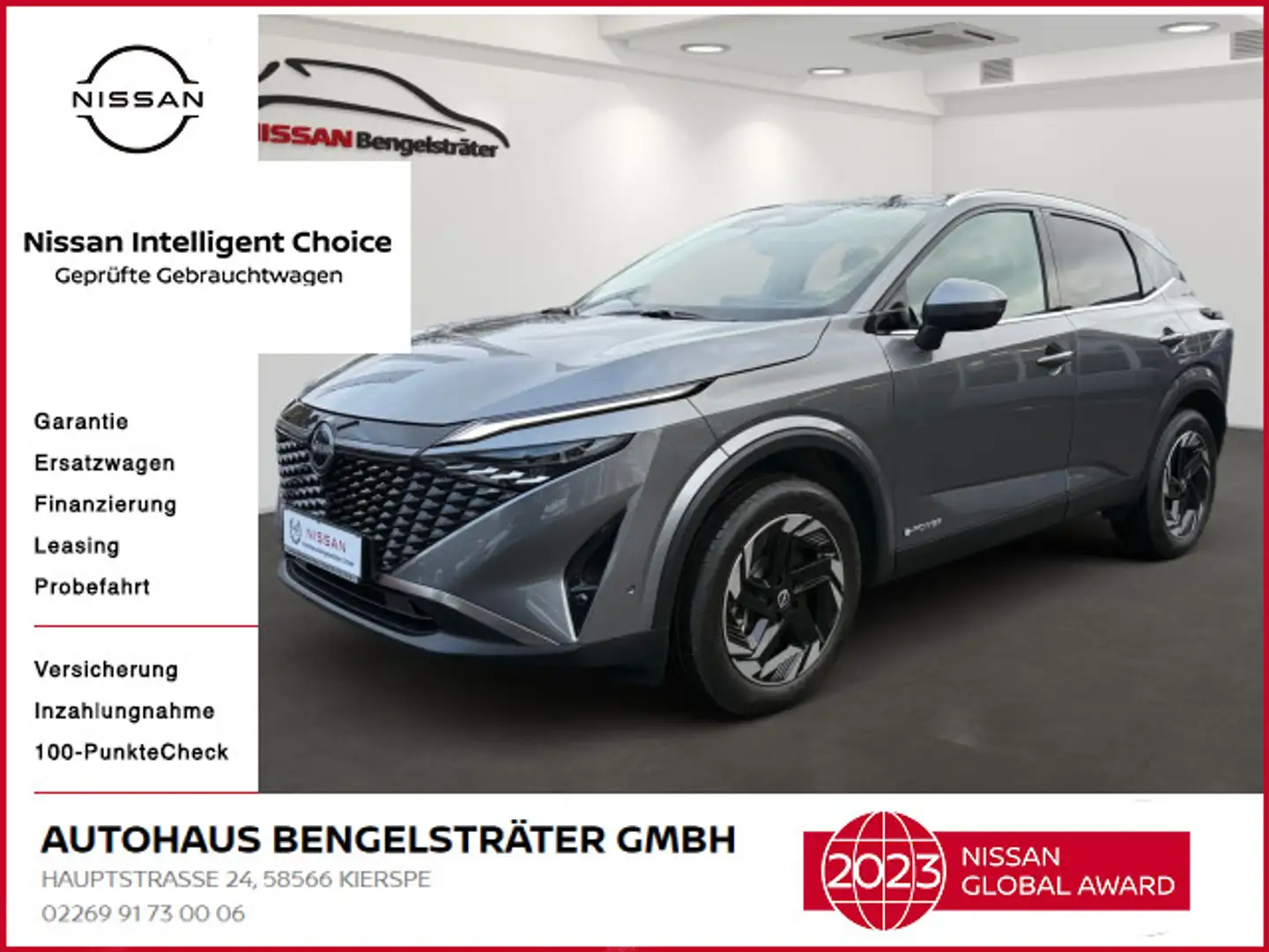 Nissan Qashqai 1,5 VC-T N-Connecta e-Power Grau - 1