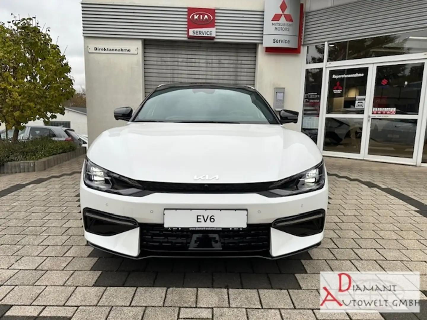 Kia EV6 77.4 GT-Line RWD Wärmepumpe Glasdach Assist+ und S Weiß - 2