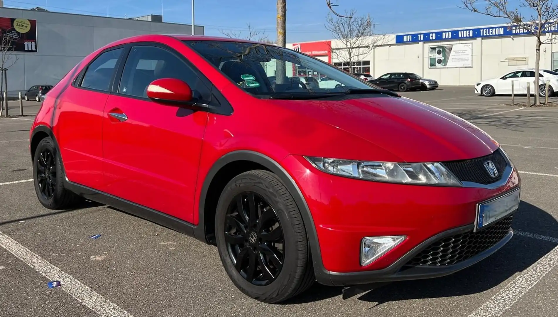 Honda Civic Sport-Navi-Rückfahrkamera-Unfallfrei -TÜV 27 Rot - 1