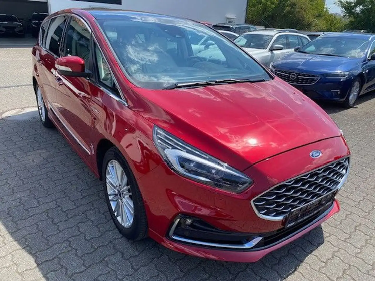 Ford S-Max S-MAX Vignale AHKs STHZ LEDER PANO KAM. LED Rouge - 2