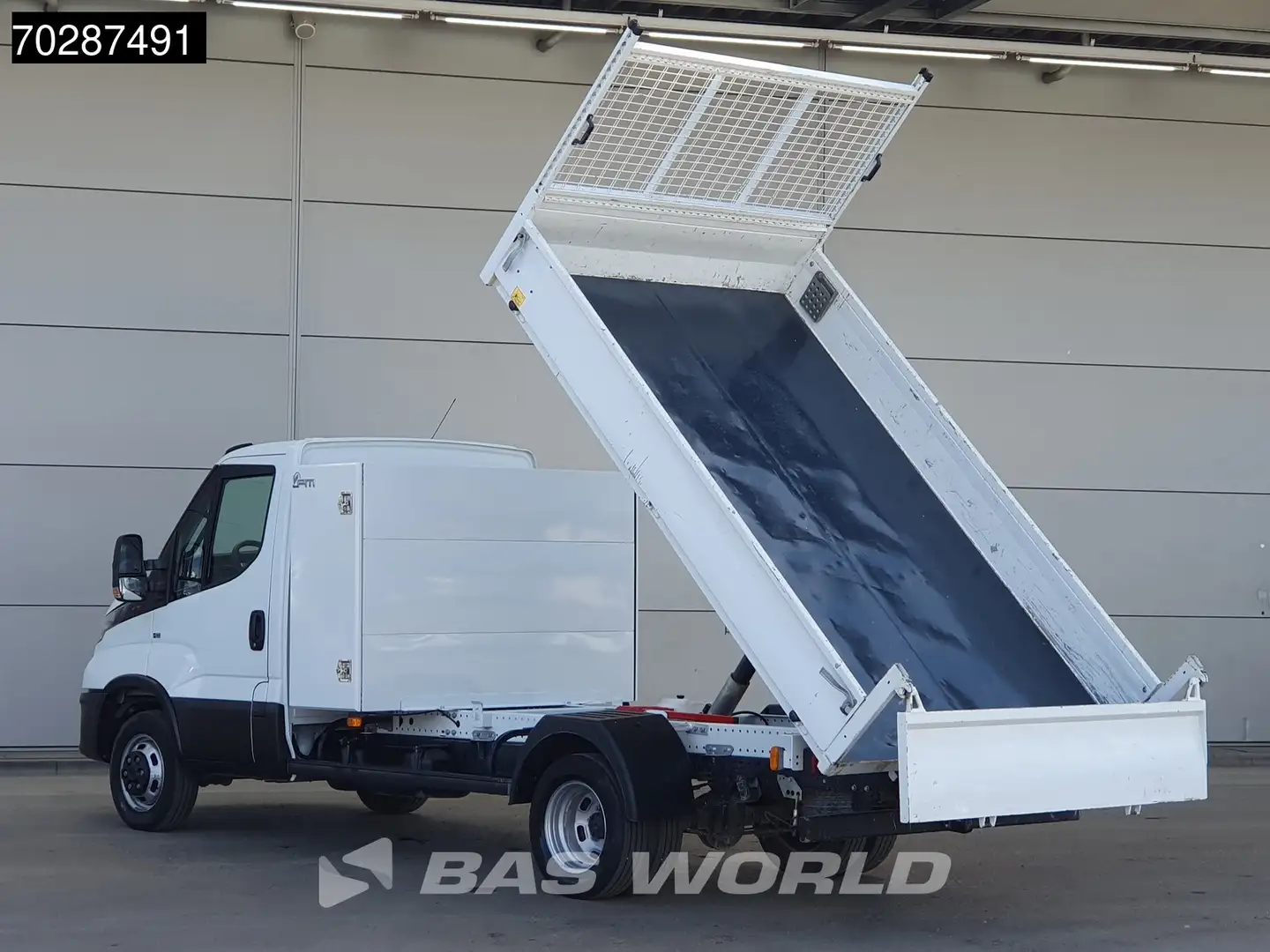 Iveco Daily 35C16 3.0L Kipper met Kist Dubbellucht 3,5t Trekha Wit - 2