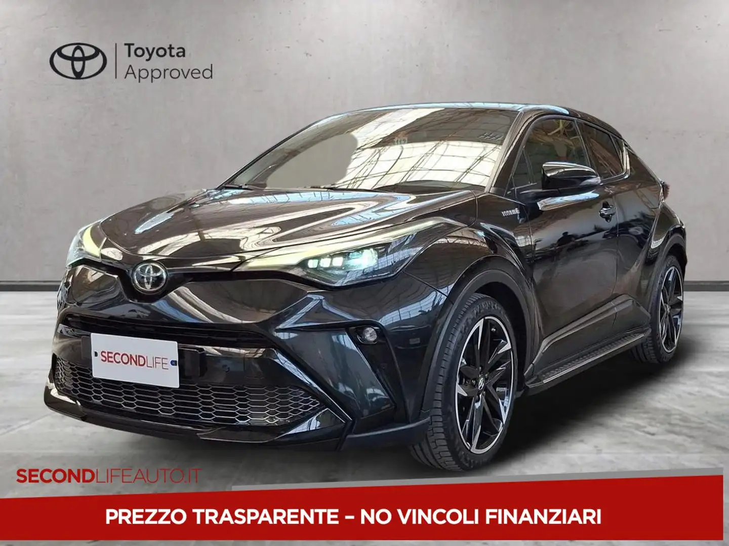Toyota C-HR 2.0 hv GR Sport awd e-cvt Zwart - 1