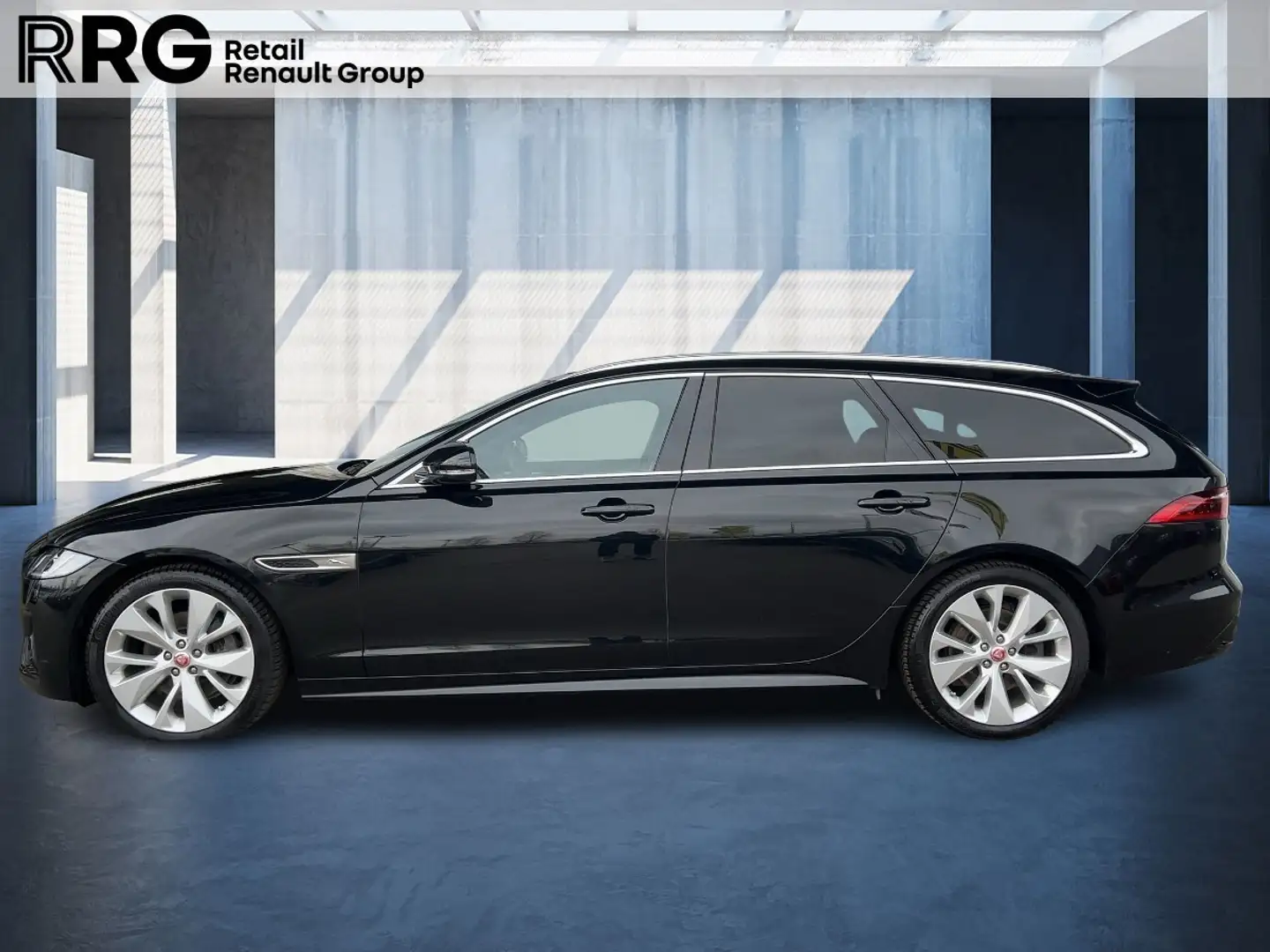 Jaguar XF Sportbrake D200 R-Dyn. SE AWD Mild-Hybrid Schwarz - 2