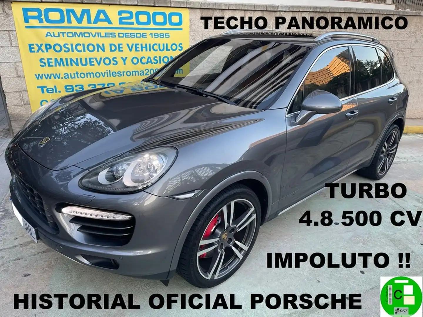Porsche Cayenne TURBO 4.8 500CV Gris - 1