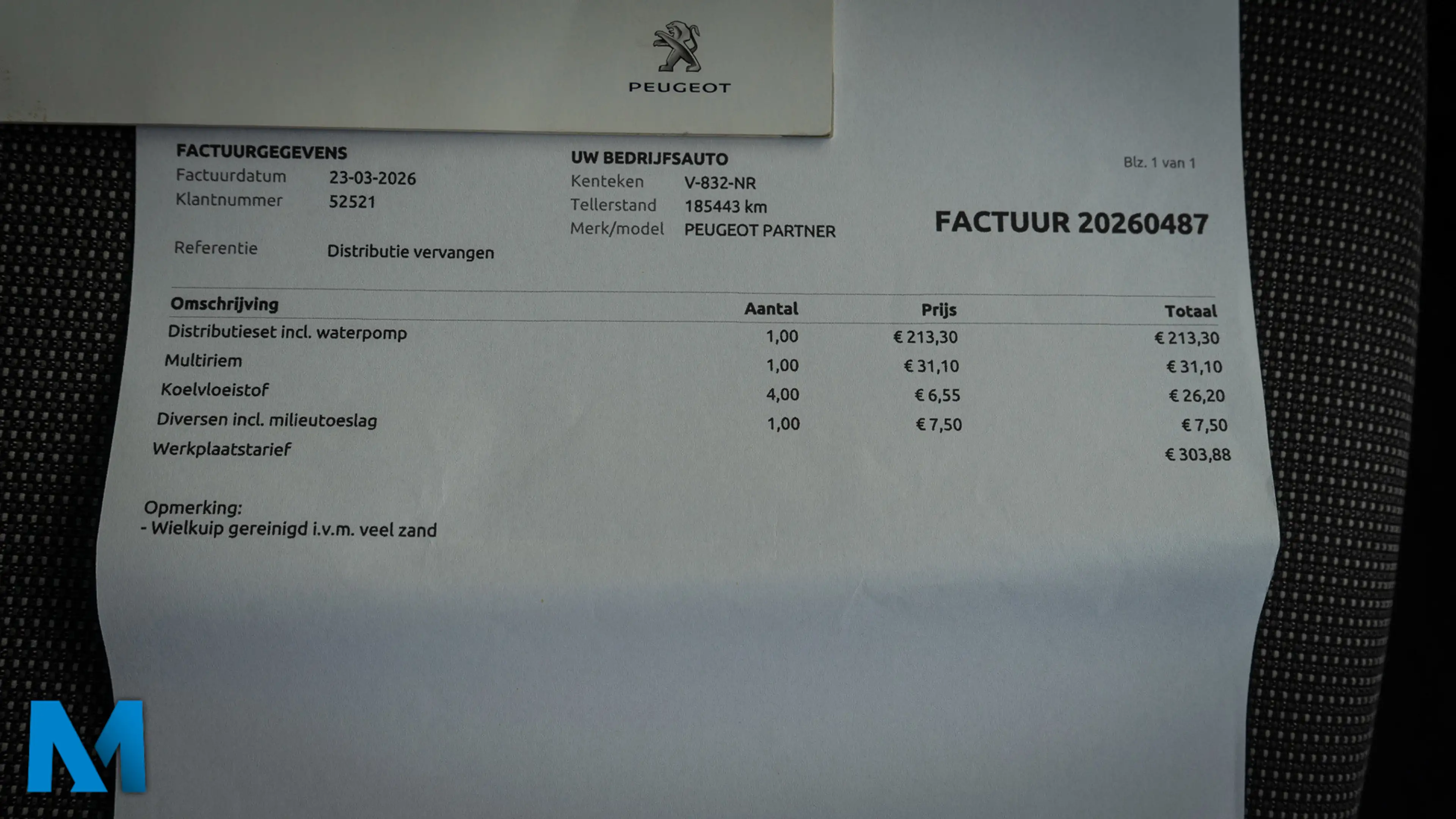 Peugeot Partner 120 1.6 BlueHDi 75 Pro | Nieuwe D.riem | Airco | C — photo 40