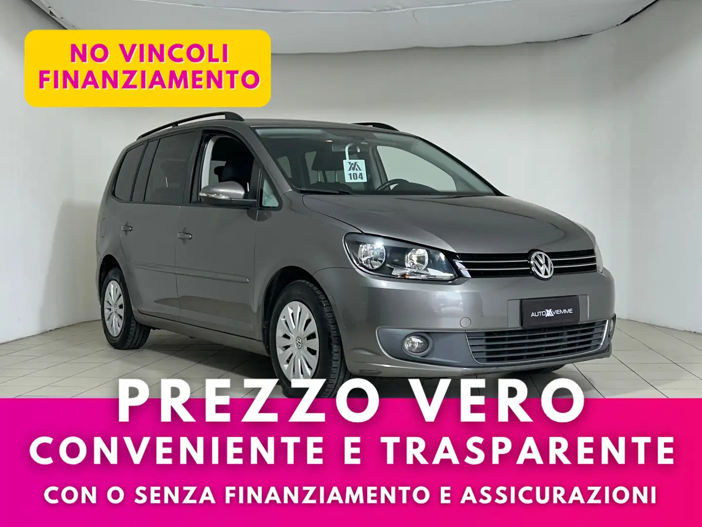 Volkswagen Touran Comfortline 1.6 105cv TDI Gris - 1