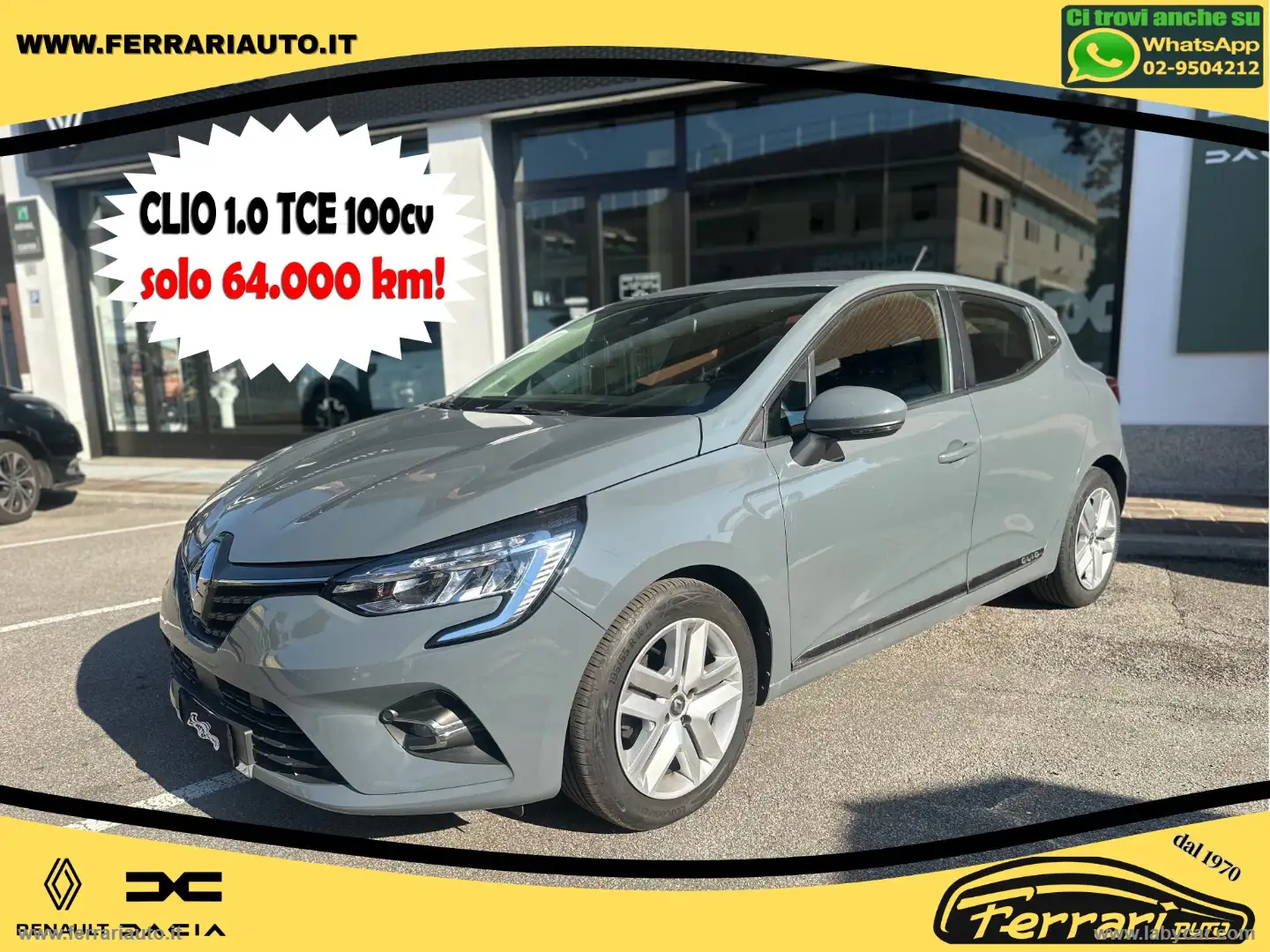 Renault Clio TCe 12V 100 CV 5p. Zen Gris - 1