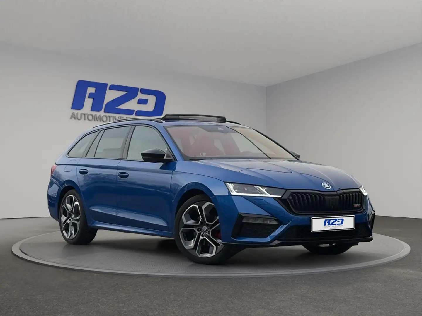 Skoda Octavia RS Plus TDI AHK PANO CANTON MATRIX 360° ACC Bleu - 2