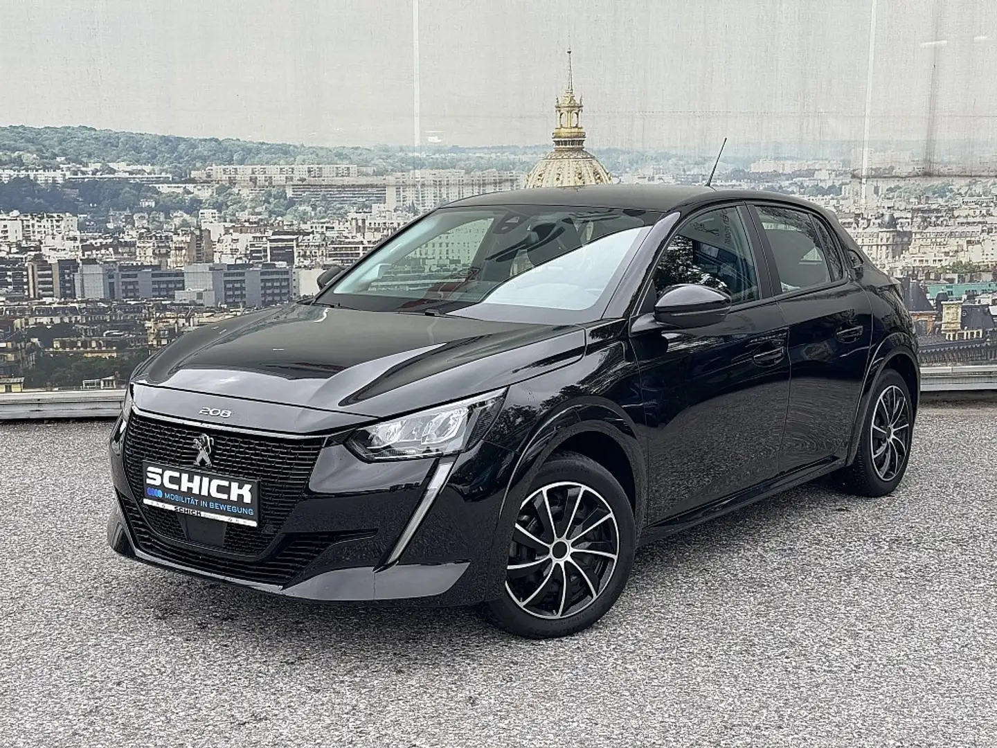 Peugeot e-208 50kWh Active Schwarz - 2