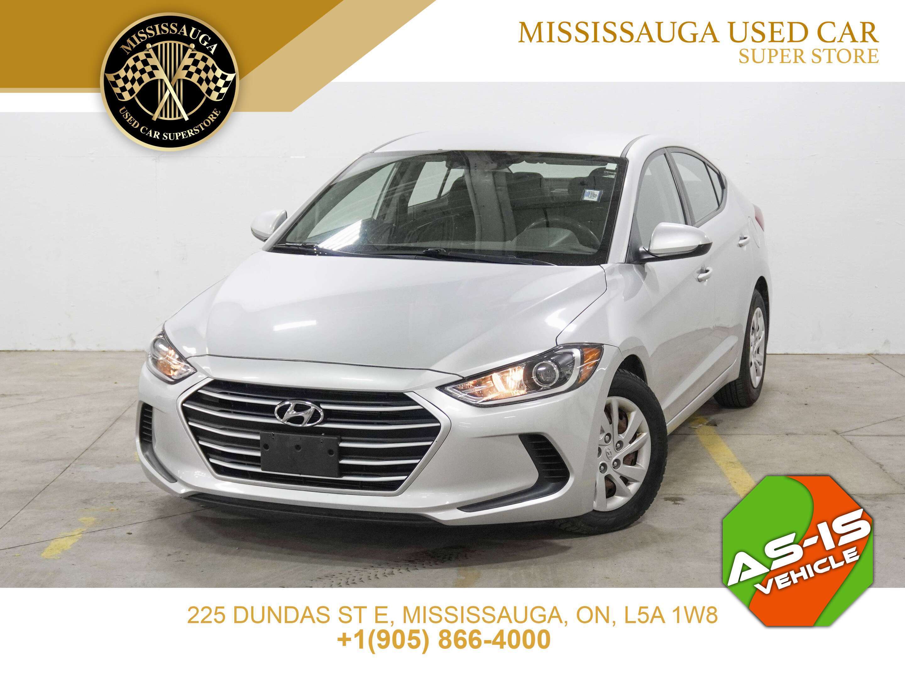 Silver 2017 Hyundai Elantra Sedan  Automatic