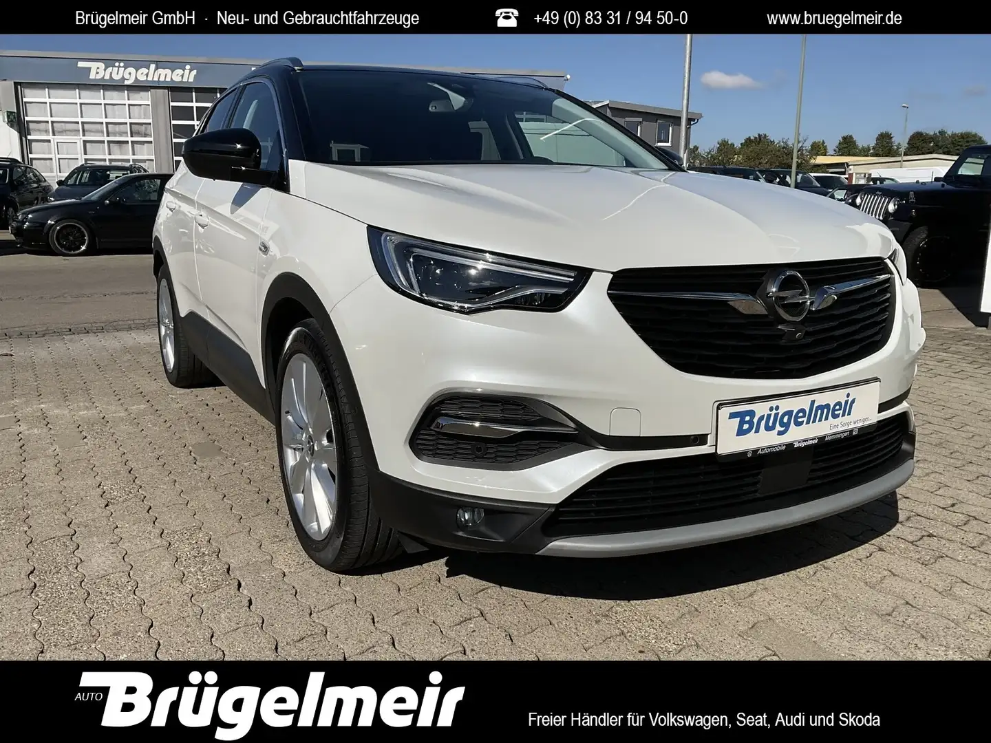 Opel Grandland Grandland X 2.0 D Autom Ultimate+AHK+ACC+NAV+19" Wit - 1
