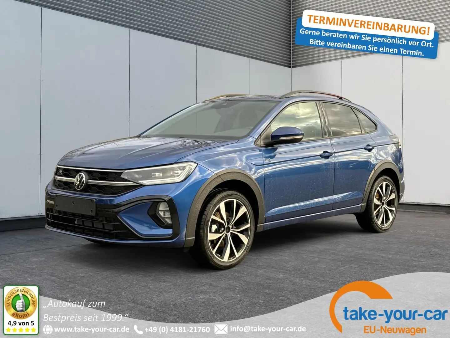 Volkswagen Taigo R-Line Limited IQ.LIGHT MATRIX+KAMERA+ACC+SHZ+1... Blau - 1