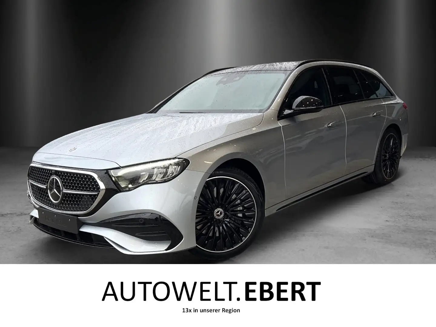 Mercedes-Benz E 220 d T+AMG-Line+AHK+PSD+DISTRONIC+Sitzklima Silber - 1