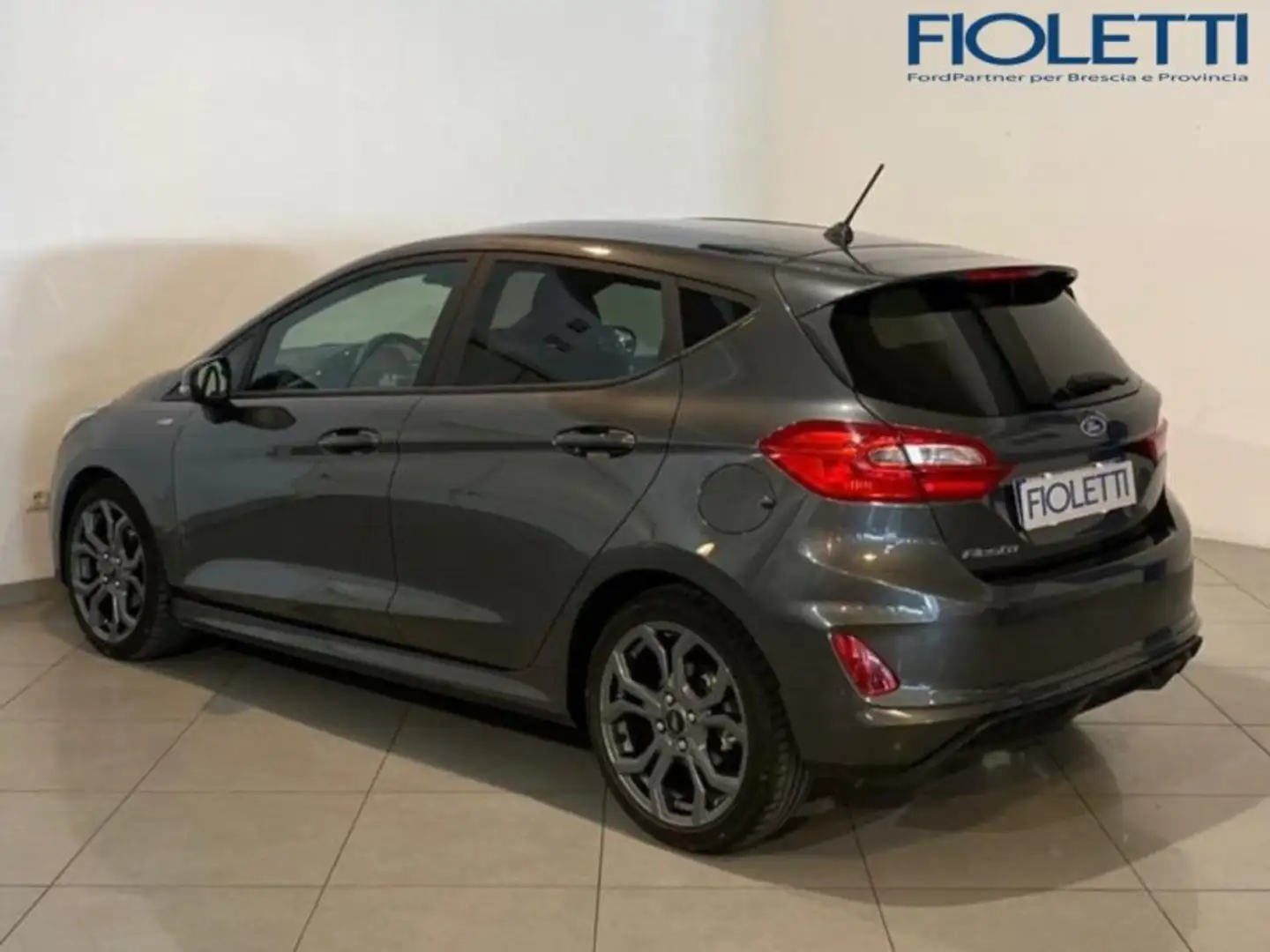 Ford Fiesta 7ª SERIE 1.0 ECOBOOST HYBRID 125 CV 5 PORTE ST-LI Grigio - 2