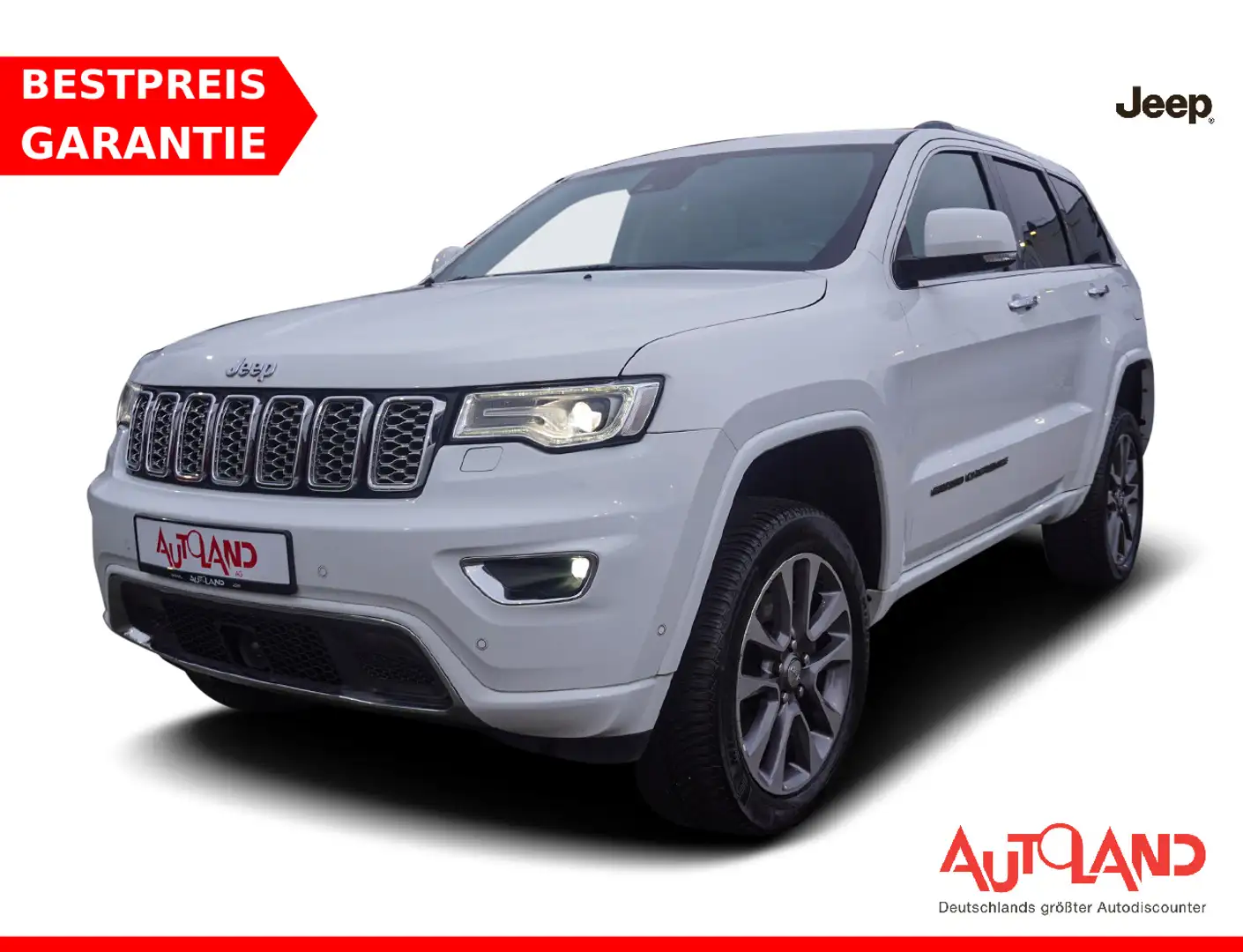 Jeep Grand Cherokee 3.0 CRD Overland Panorama Navi Weiß - 1