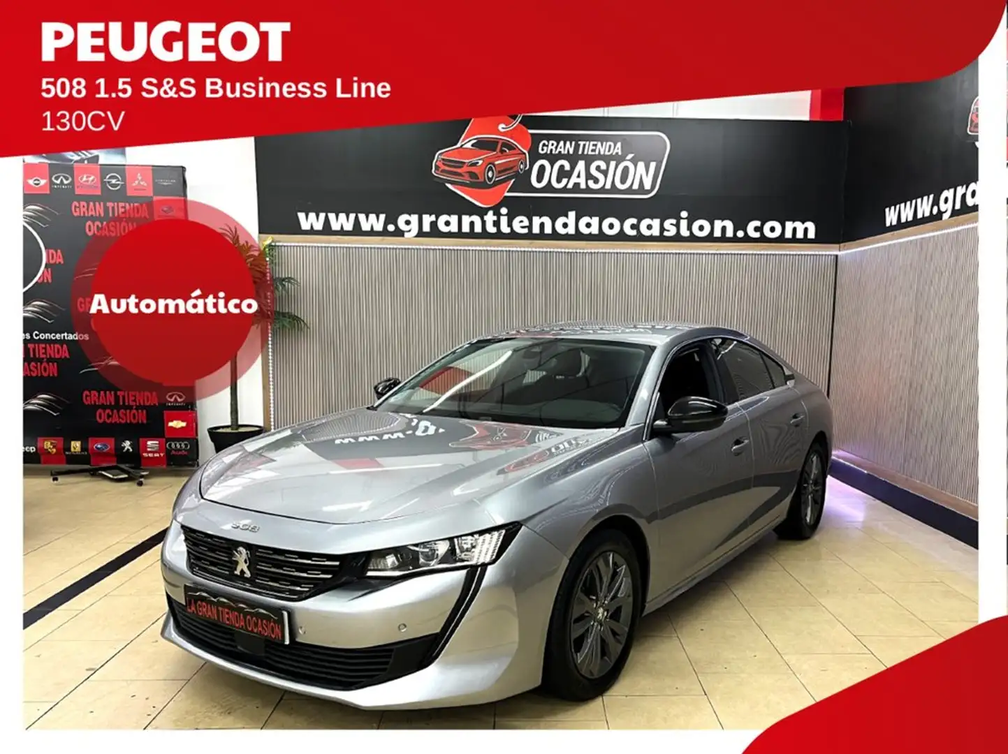 Peugeot 508 5P Business Line BlueHDi 130 EAT8 Gris - 1