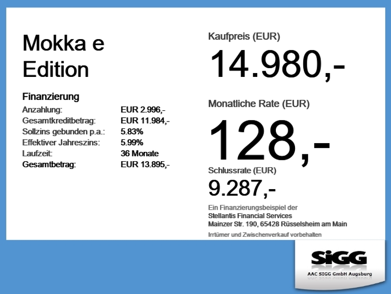 Opel Mokka-E Mokka e Edition Kamera Navi Sitzheiz. Keyless — photo 4