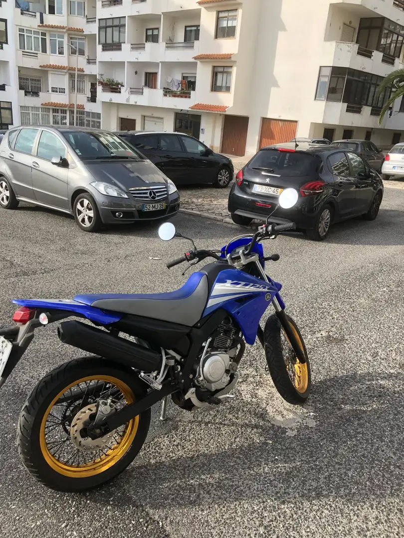 Yamaha XT 125 Bleu - 1