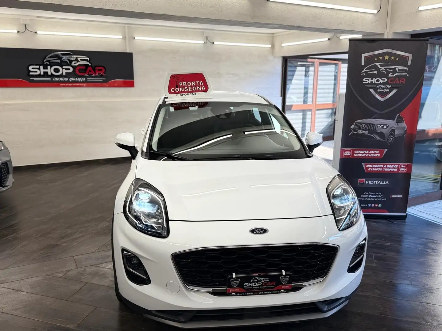 Ford Puma 1.0 ECOBOOST HYBRID 125CV TITANIUM Bianco - 1