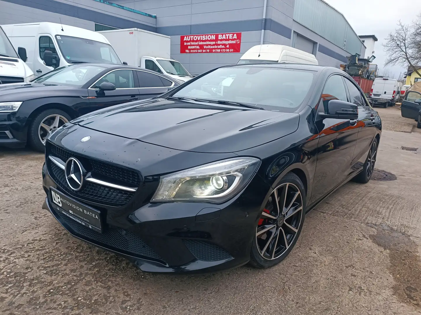 Mercedes-Benz CLA 220 CLA Diesel CDI AMG Line,Xenon,Teilleder,Navi,Alu18 Schwarz - 1