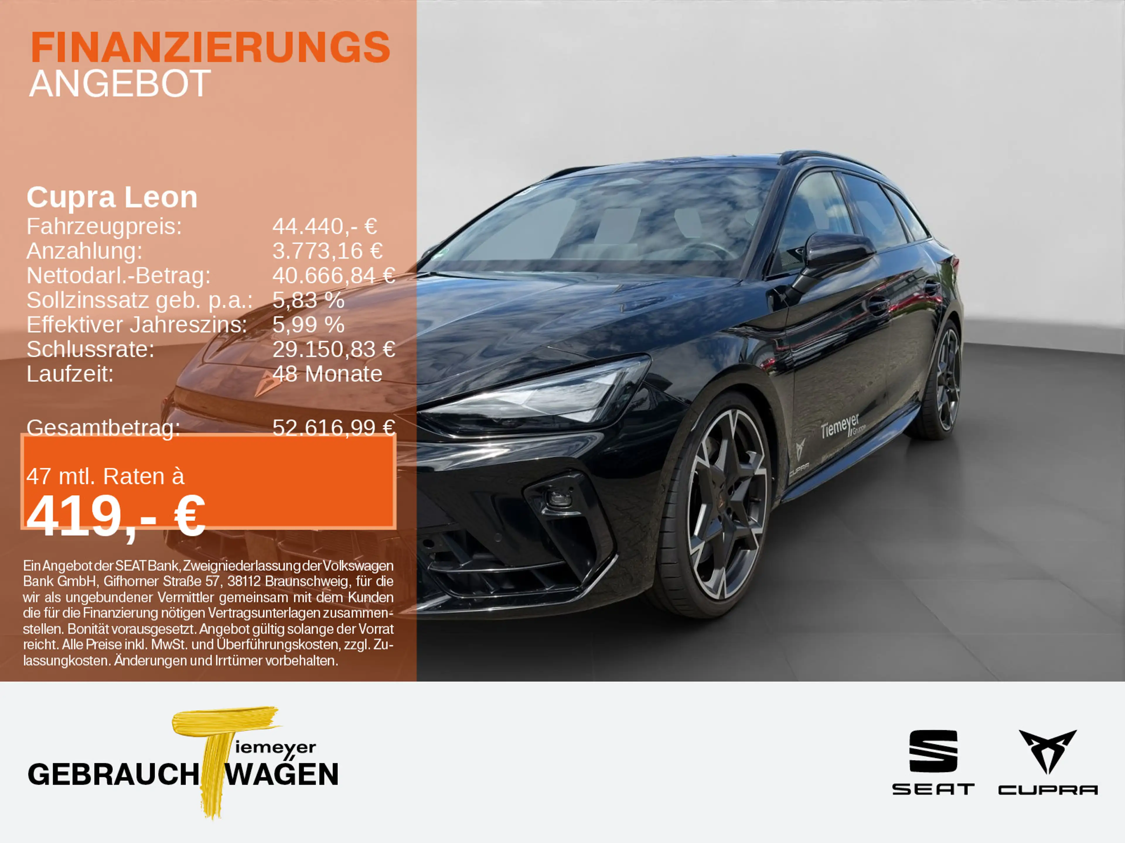 CUPRA Leon Sportstourer 2.0 TSI DSG VZ 4DRIVE Eibach E