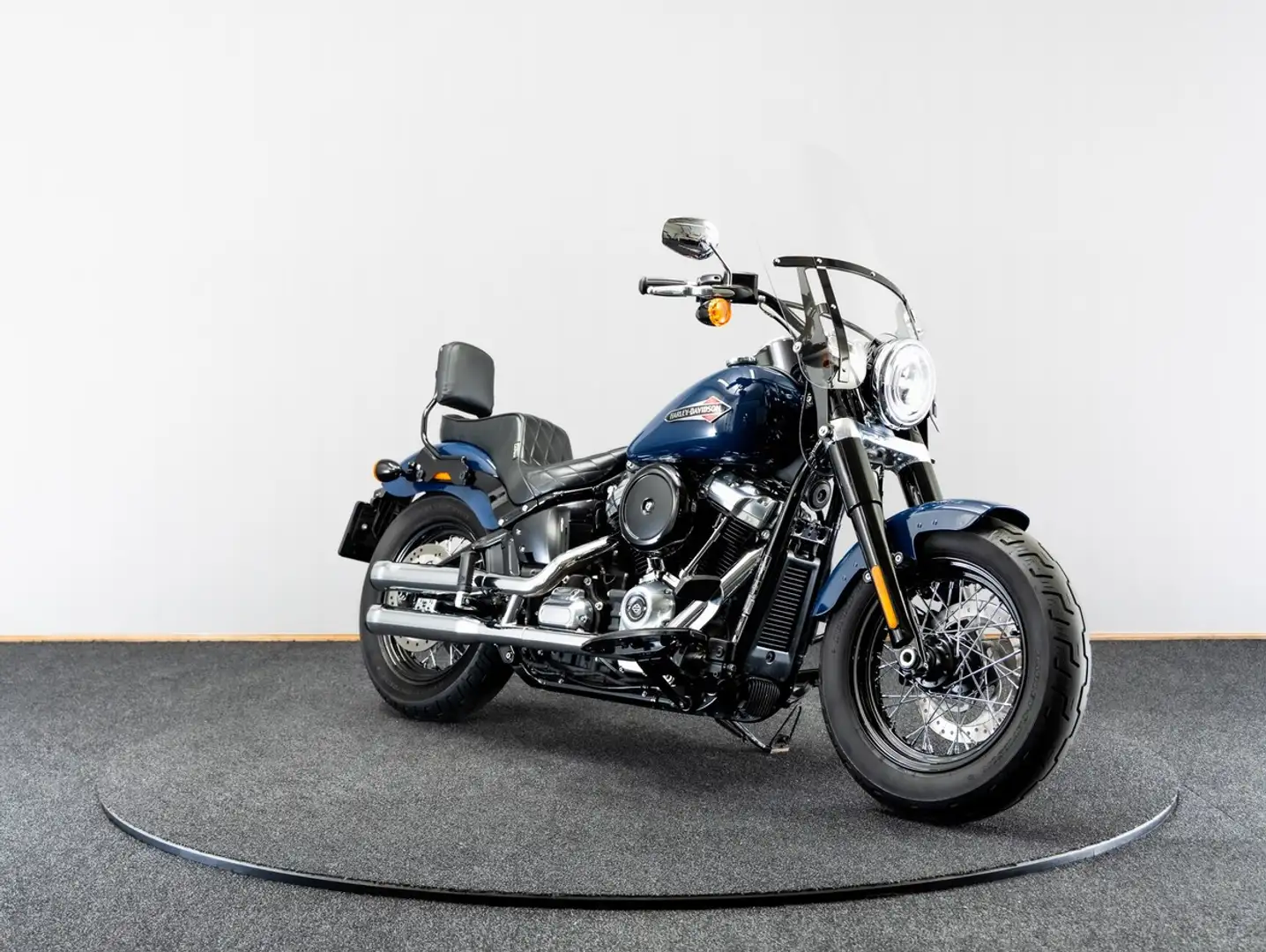 Harley-Davidson FLSL Slim Solid Colour Blauw - 1