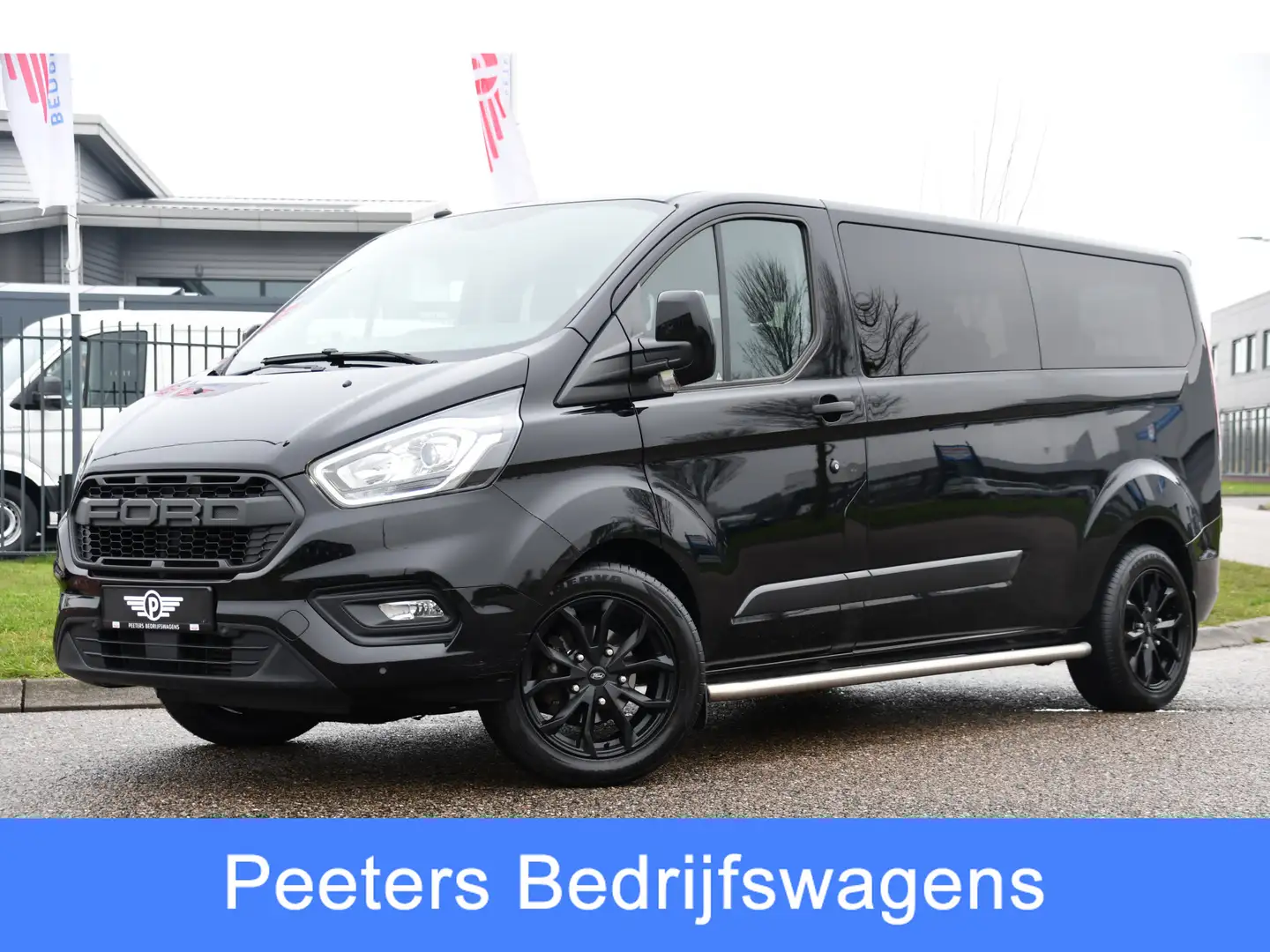Ford Transit Custom 320 2.0 TDCI L2H1 Black Edition MARGE, 9 Persoons, Zwart - 1