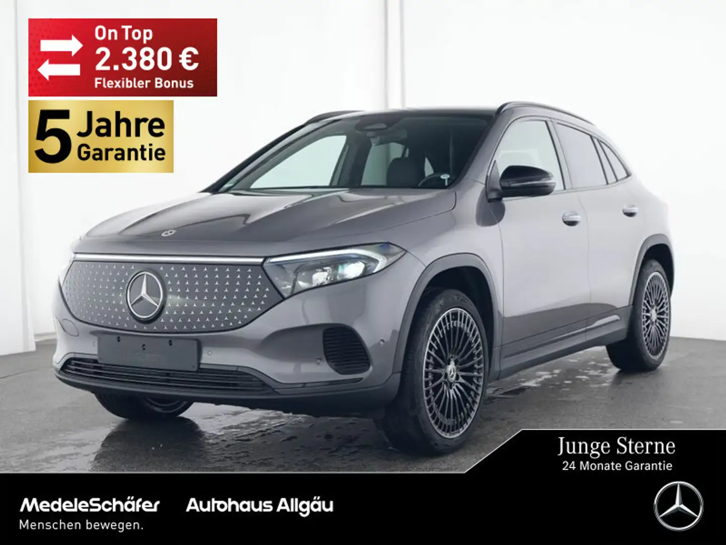Mercedes-Benz EQA 350 EQA 350 4M Night 20"-AMG AHK Pano Memory LED Sport Gris - 1