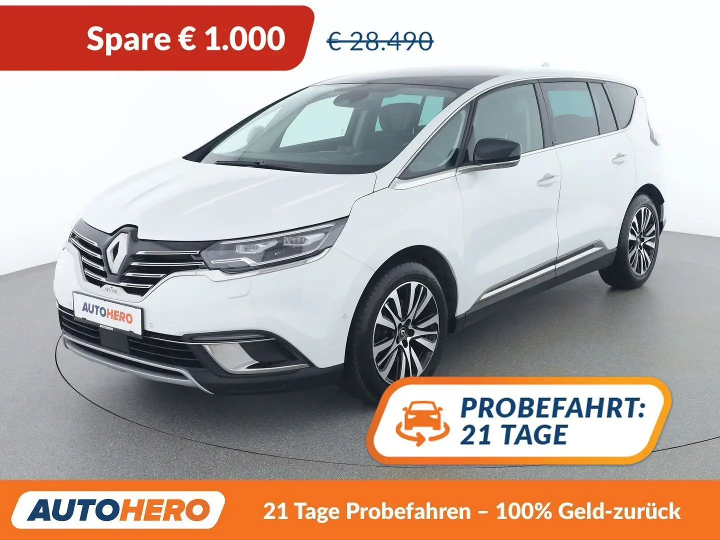 Renault Espace 2.0 BLUE dCi Initiale Paris Weiß - 1