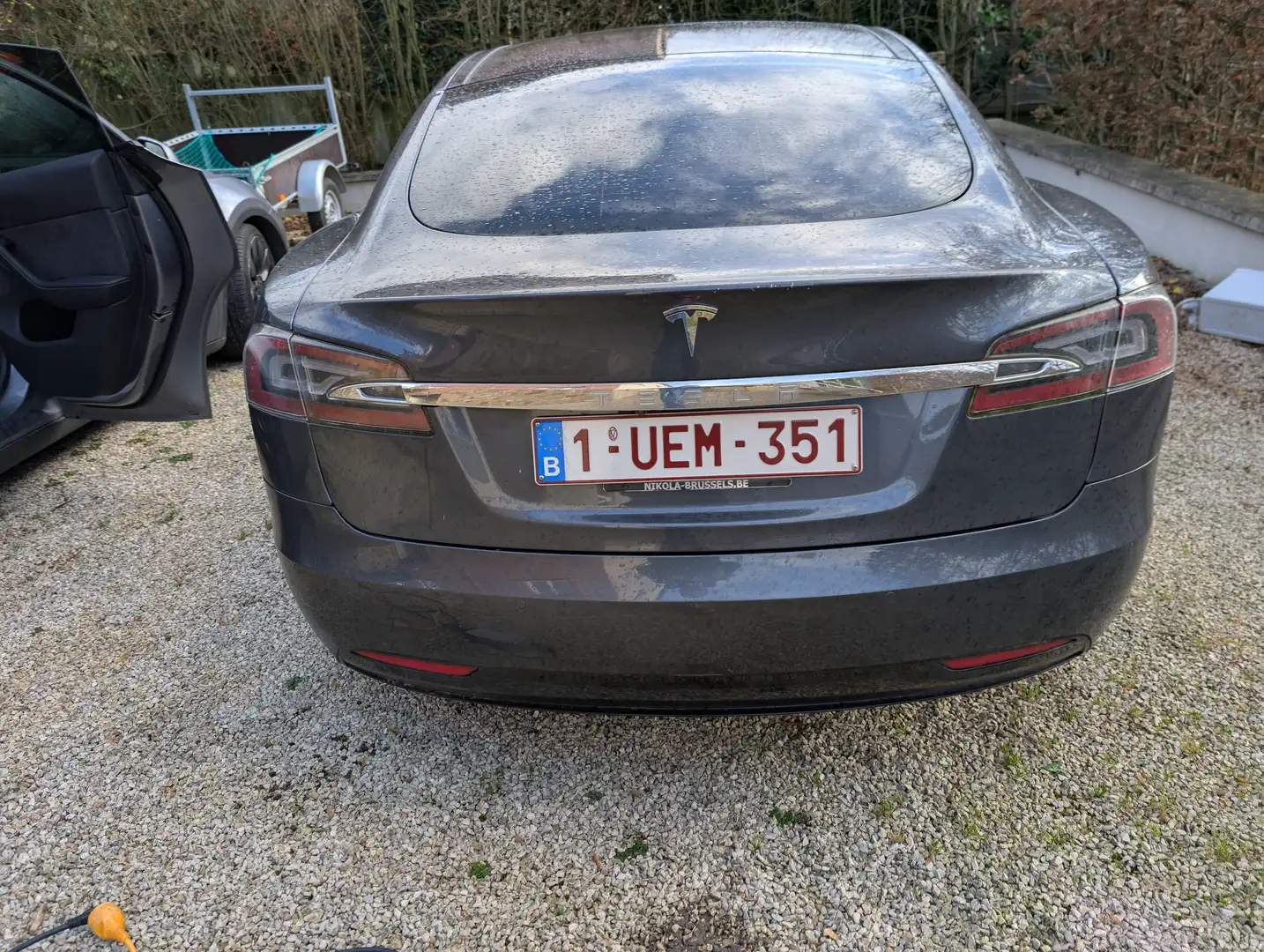Tesla Model S Model+S+90+kWh Gris - 1