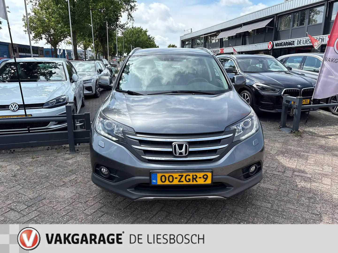 Honda CR-V 2.0 Elegance ,camera,clima,stoelverw,boeken,origin Grijs - 2