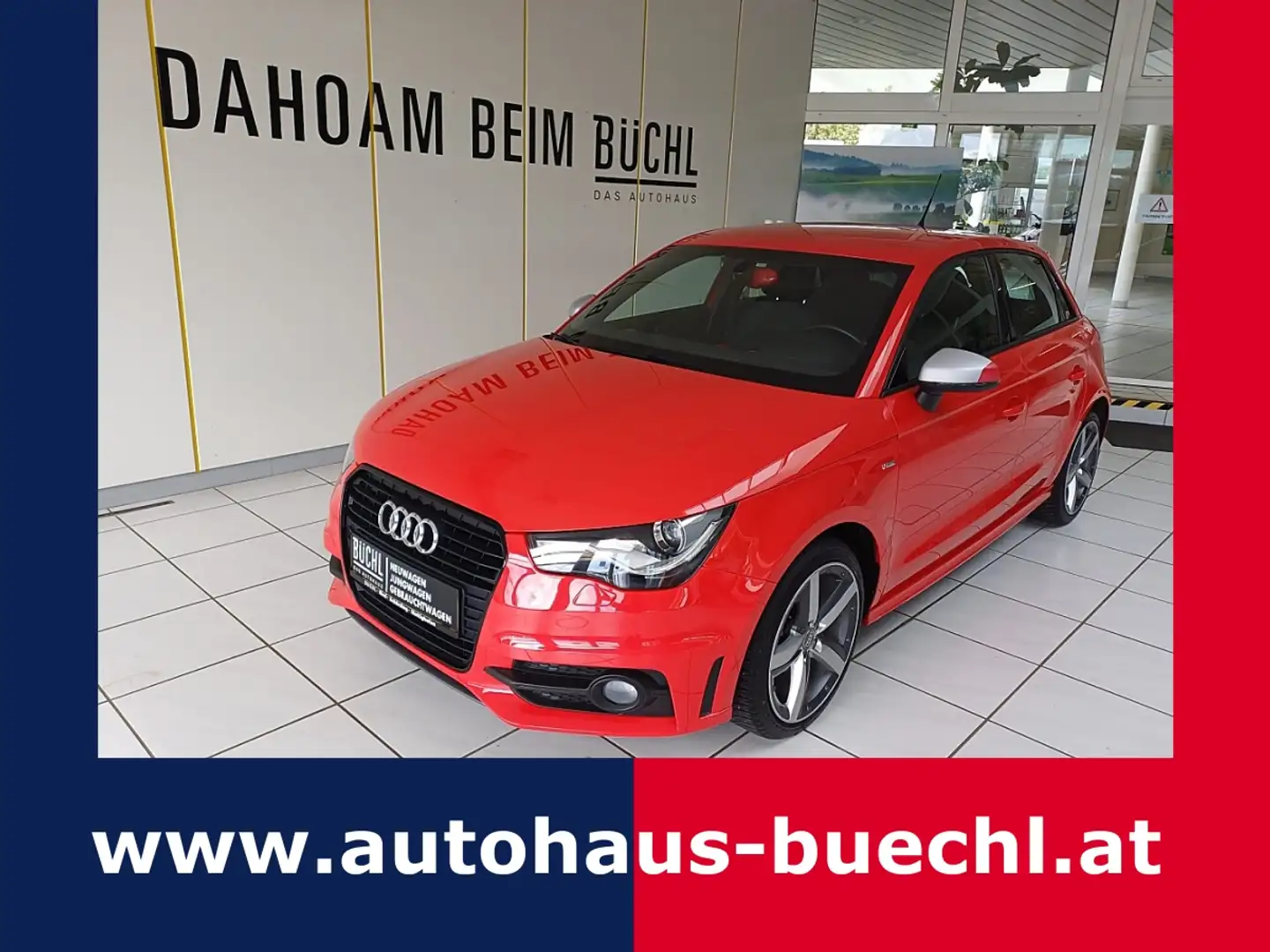 Audi A1 Soortback 1,2 TFSI Rot - 1