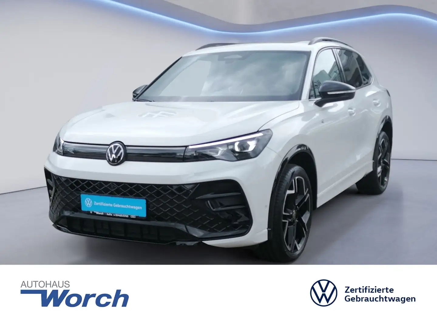 Volkswagen Tiguan R-Line 2.0 TDI 4MO DSG MATRIX+PANO+AHK+ Wit - 1