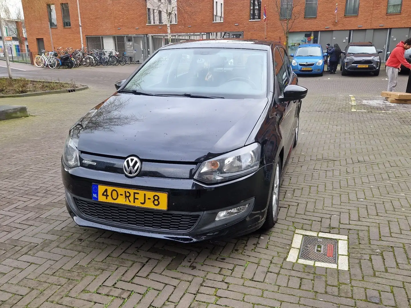 Volkswagen Polo 1.2 TDI Bl.M. Comfl. Zwart - 1