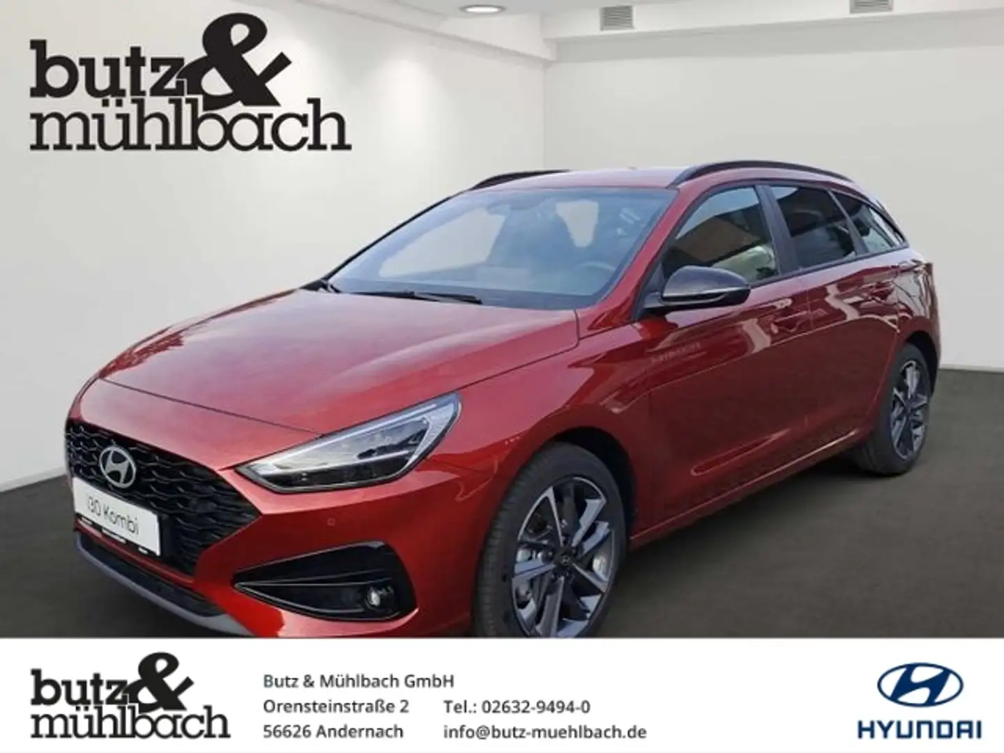 Hyundai i30 Kombi 1.0 T-GDI DCT Advantage Red - 1