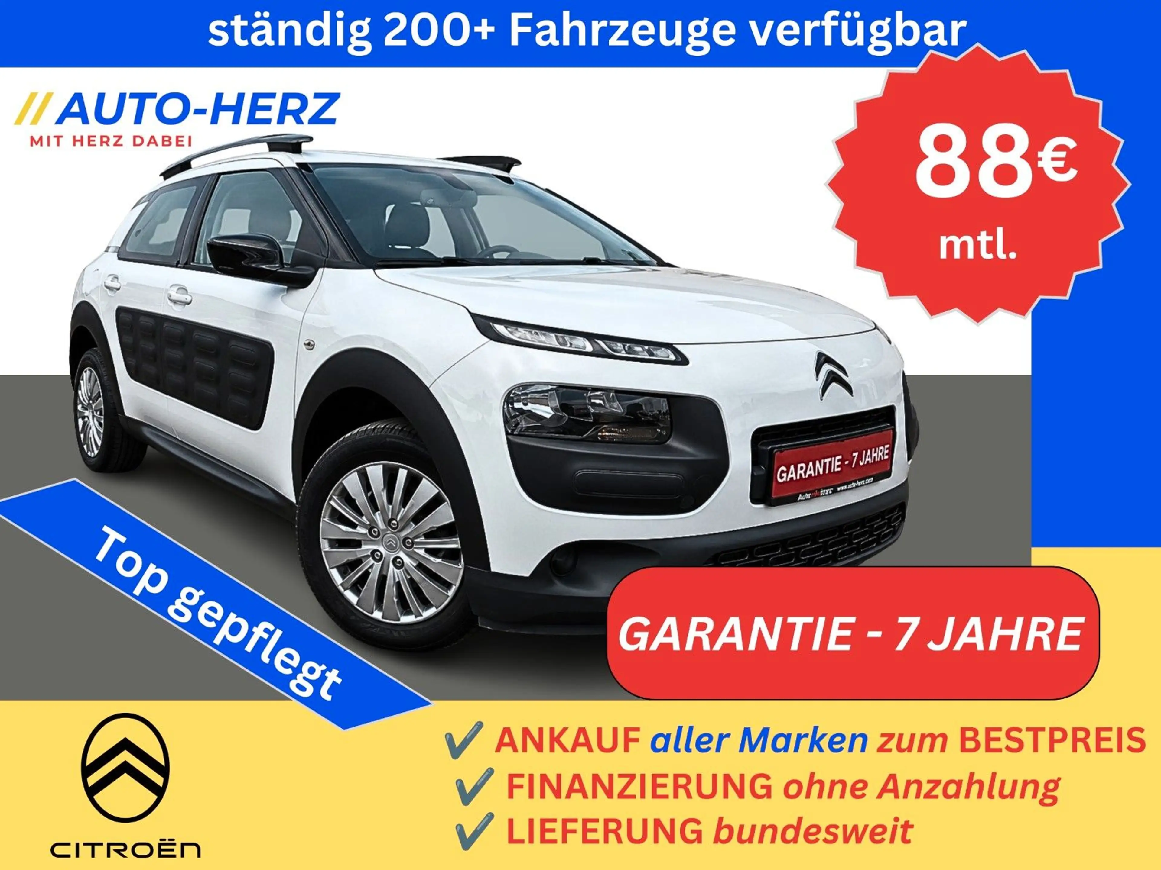 Citroen C4 Cactus Klima+PDC+Navi+Kamera+CarPlay