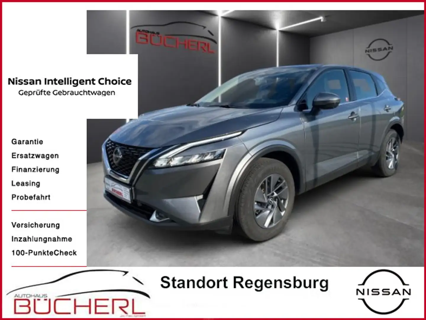 Nissan Qashqai Acenta, 360°-Kam, NAVI, Winterpaket Grau - 1