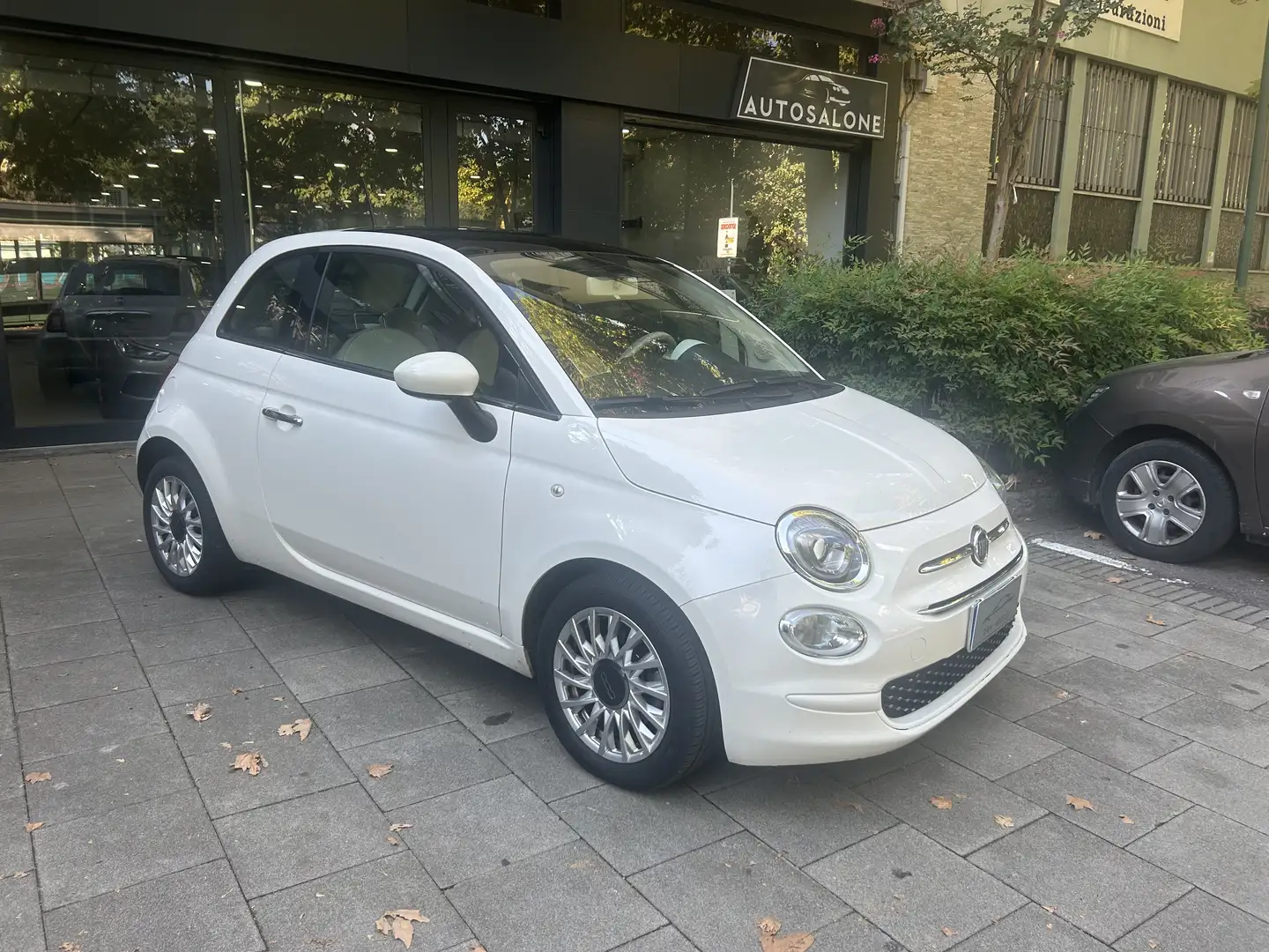 Fiat 500 500  1.3 mjt Lounge 95cv my18 Weiß - 1
