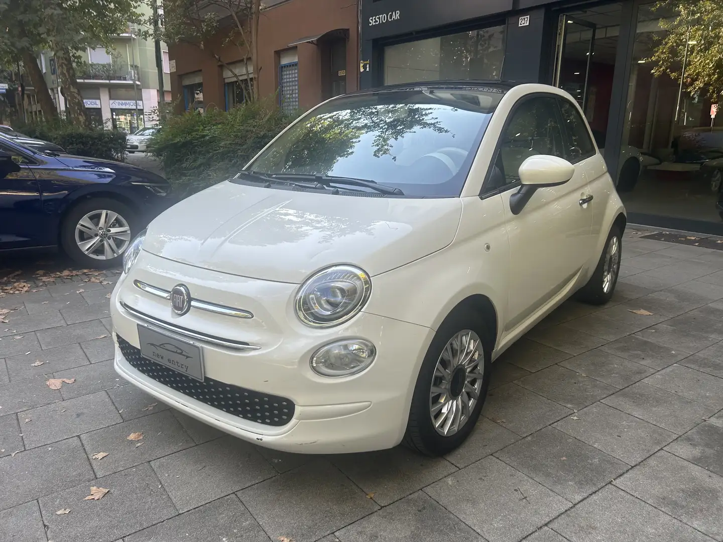 Fiat 500 500  1.3 mjt Lounge 95cv my18 Weiß - 2