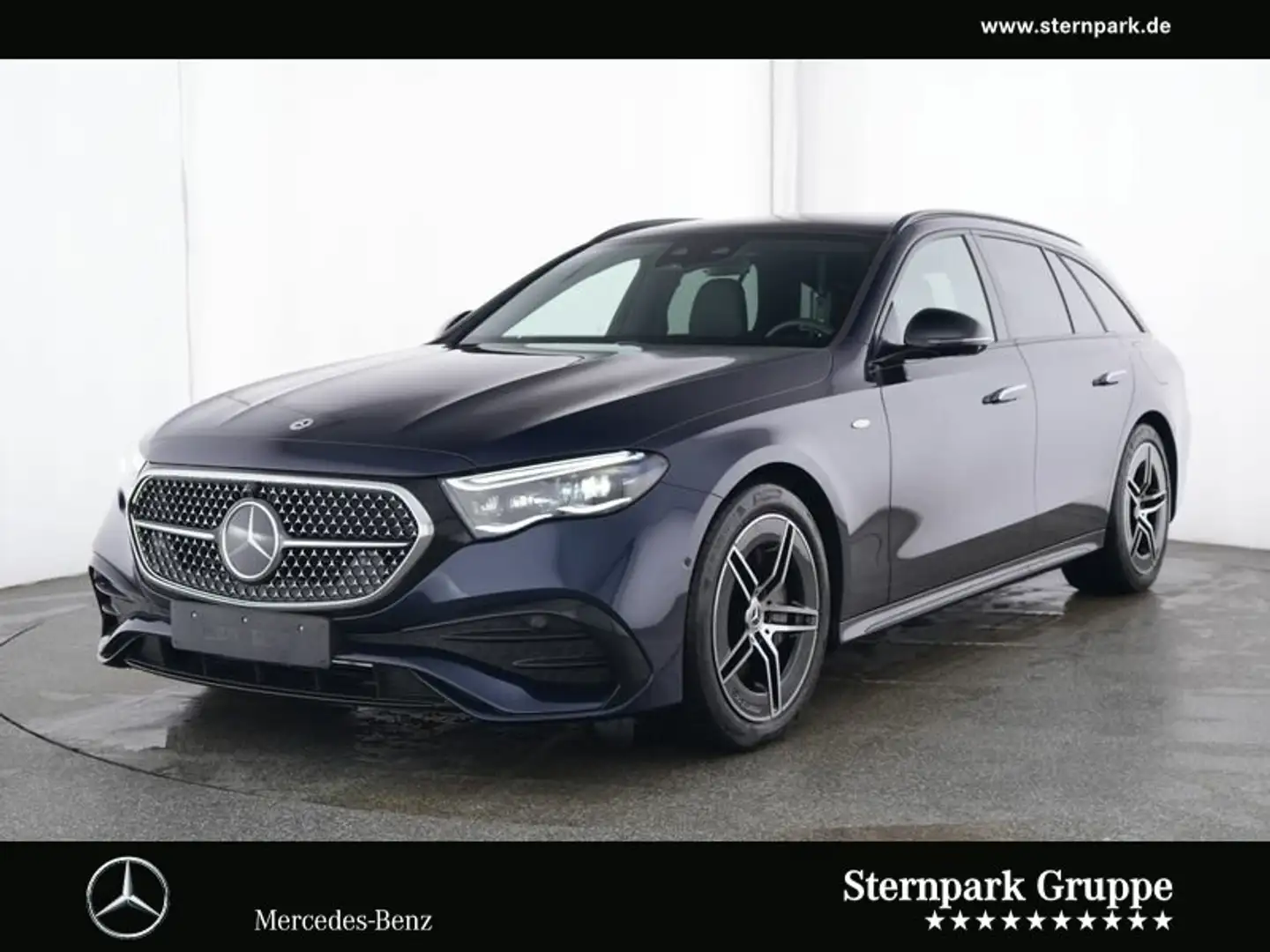 Mercedes-Benz E 300 E 300 de 4M T AMG +AHK+Pano+Distro+360°+Keyless+ Bleu - 1