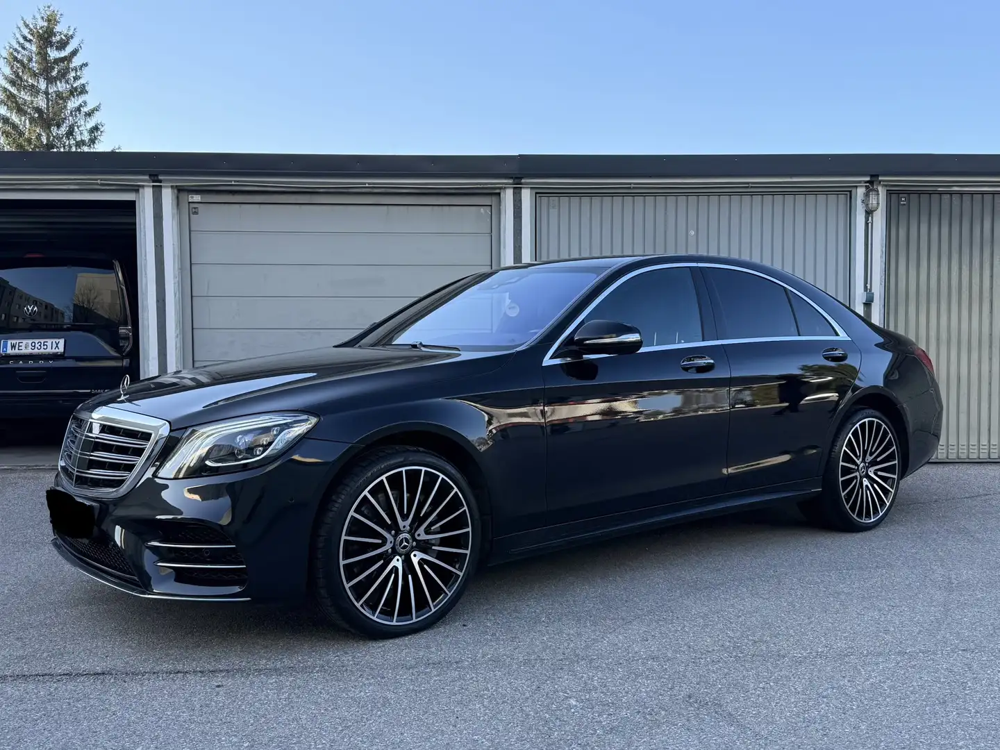 Mercedes-Benz S 400 d AMG Paket Garantie Massage 360 Standheizung Schwarz - 2