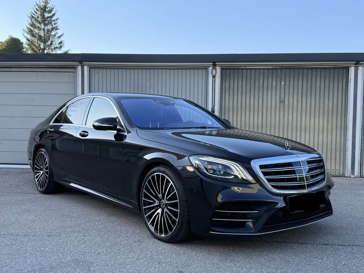 Mercedes-Benz S 400 d AMG Paket Garantie Massage 360 Standheizung Schwarz - 1
