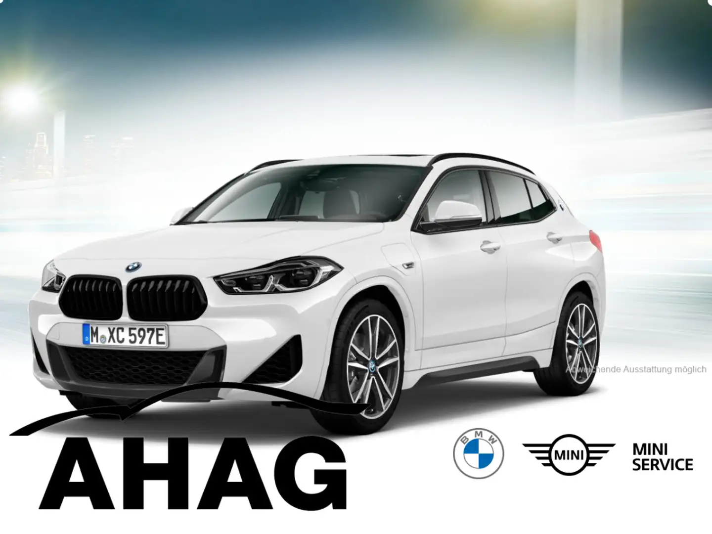 BMW X2 xDrive25e M Sport Steptronic Aut. Panorama Weiß - 2